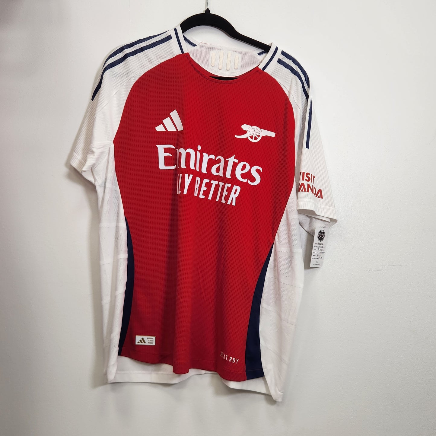 2024-25 Arsenal FC Odegaard 8 Home Jersey / X-Large / 10/10