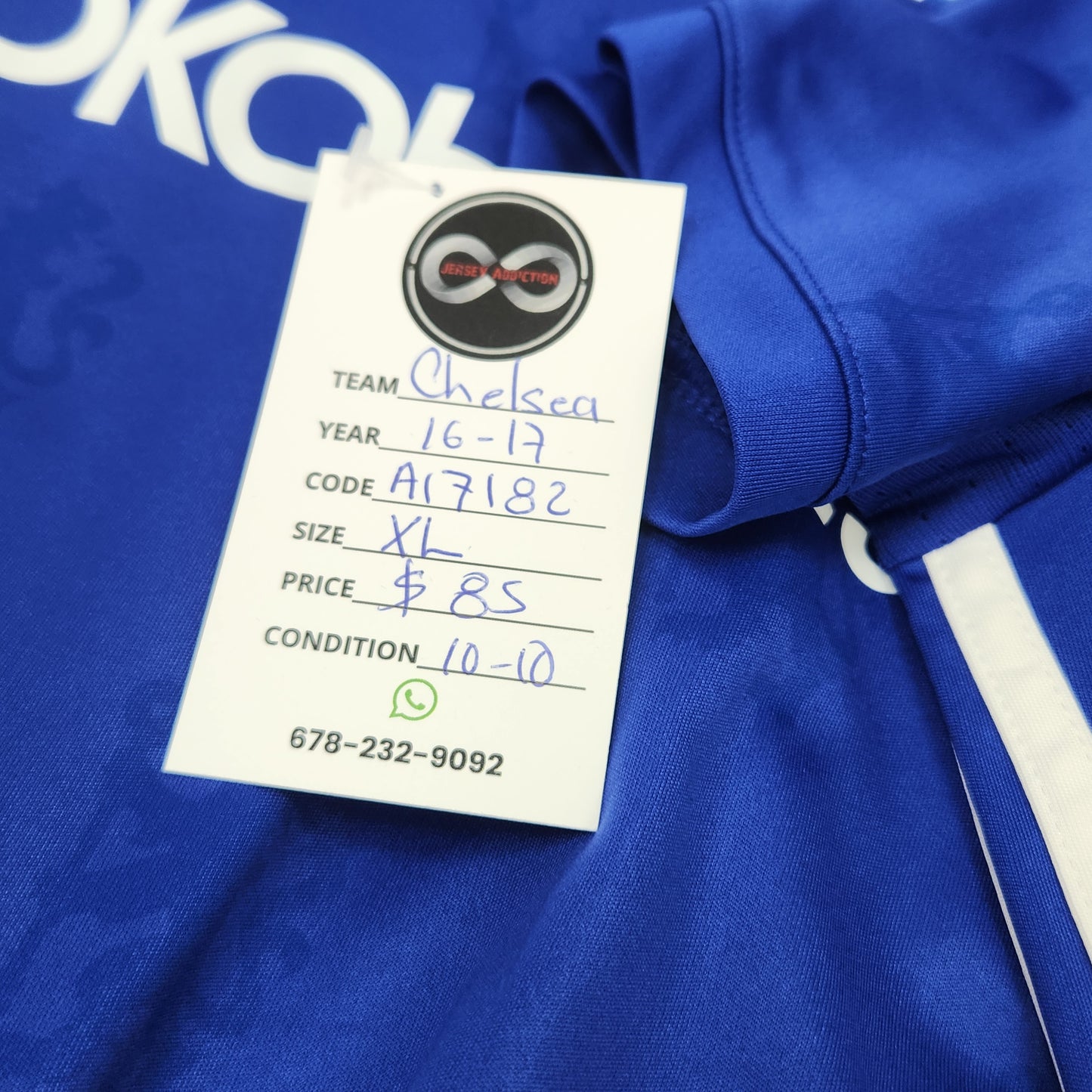 2016-17 Chelsea FC Home Jersey / X-Large / 10/10