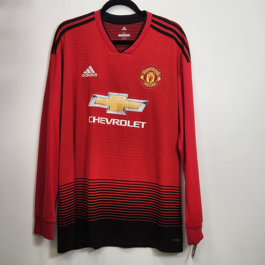 2018-19 Manchester United Home Jersey / X-Large / New