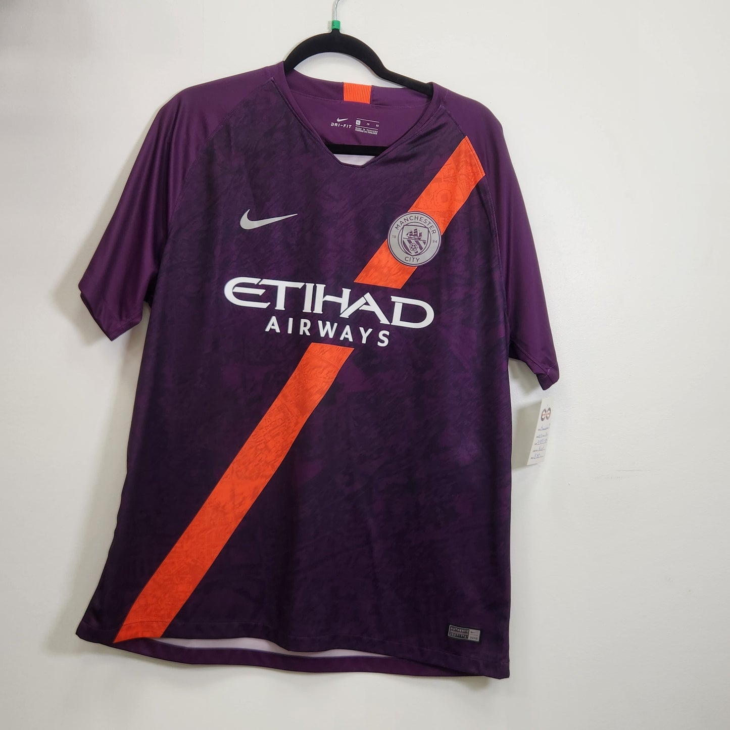 2018-19 Manchester City Third Jersey / X-Large / New