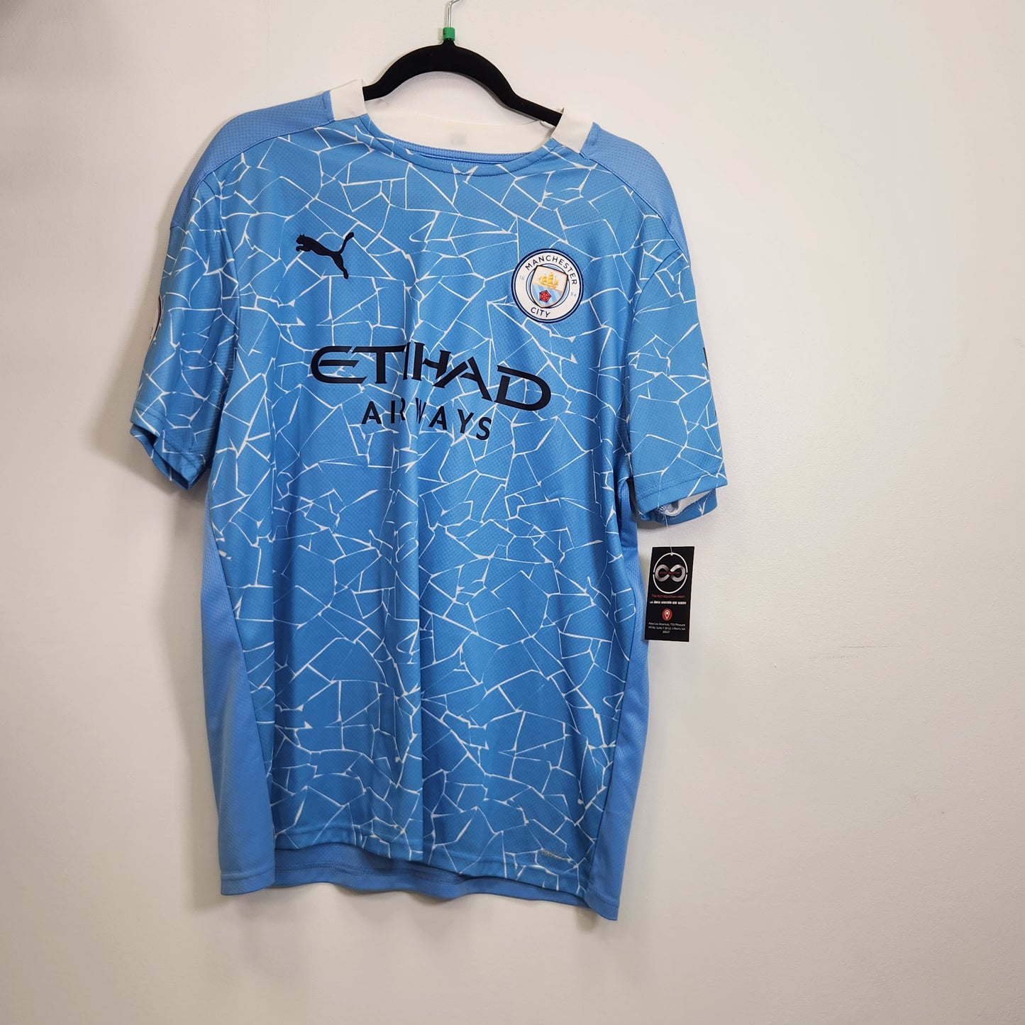 2020 Manchester City Kun Aguero 10 Home Jersey / X-Large / 10/10