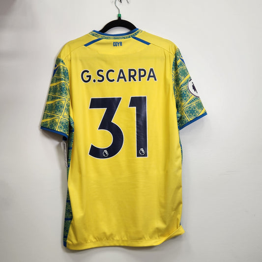 2022-23 Nottingham United G.Scarpa 31 Away Jersey / X-Large / New