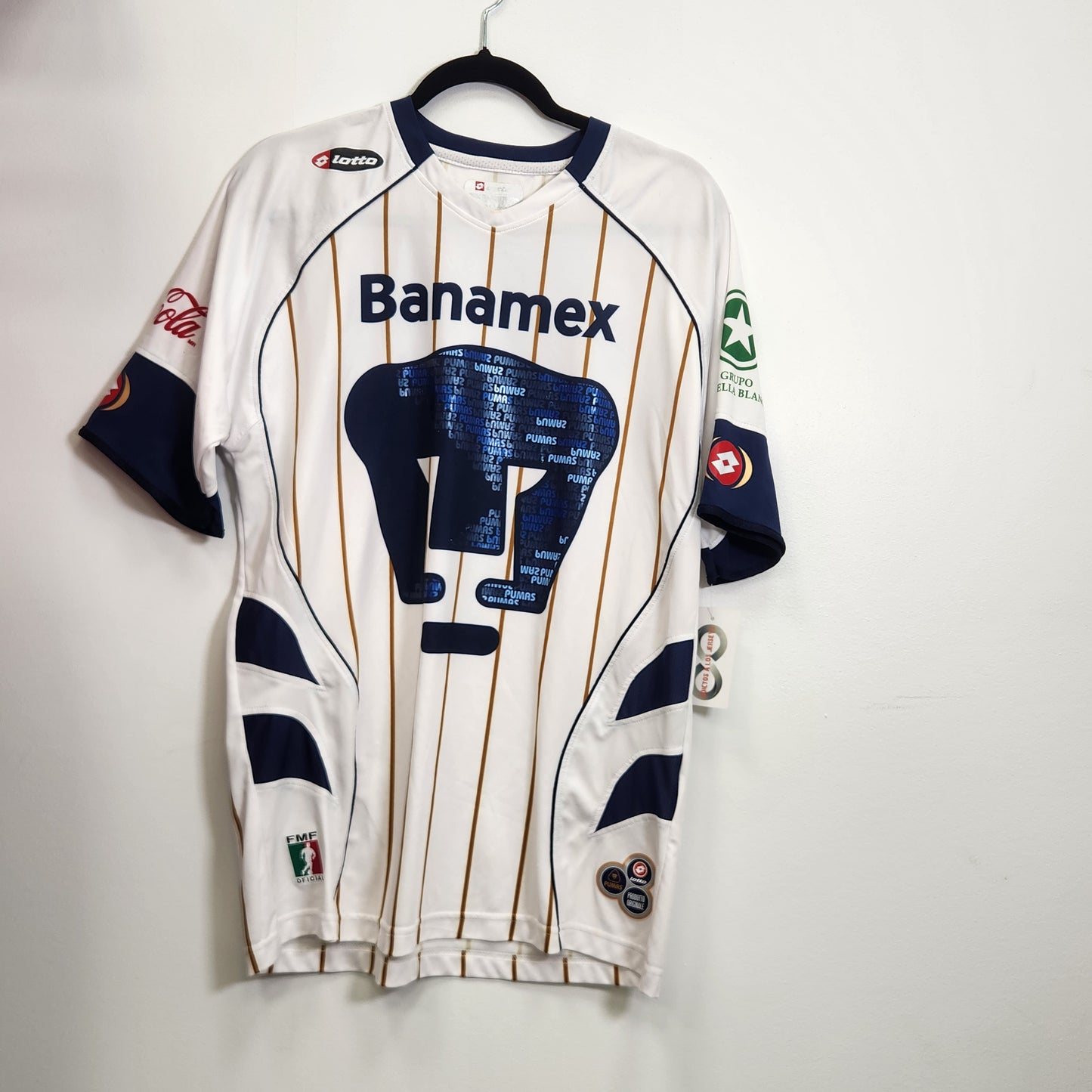 2007-08 Pumas UNAM Home Jersey / X-Large / 9/10