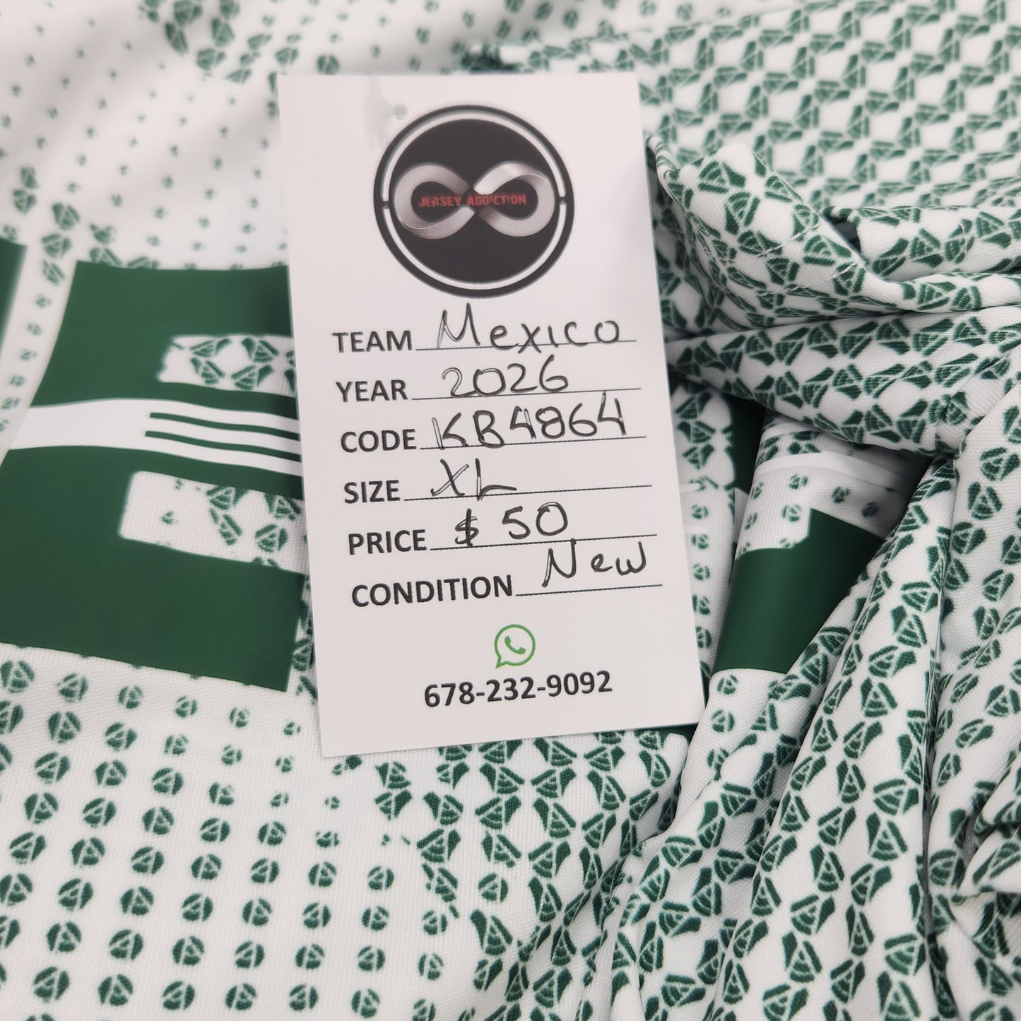 2026 Mexico Jersey / X-Large / New