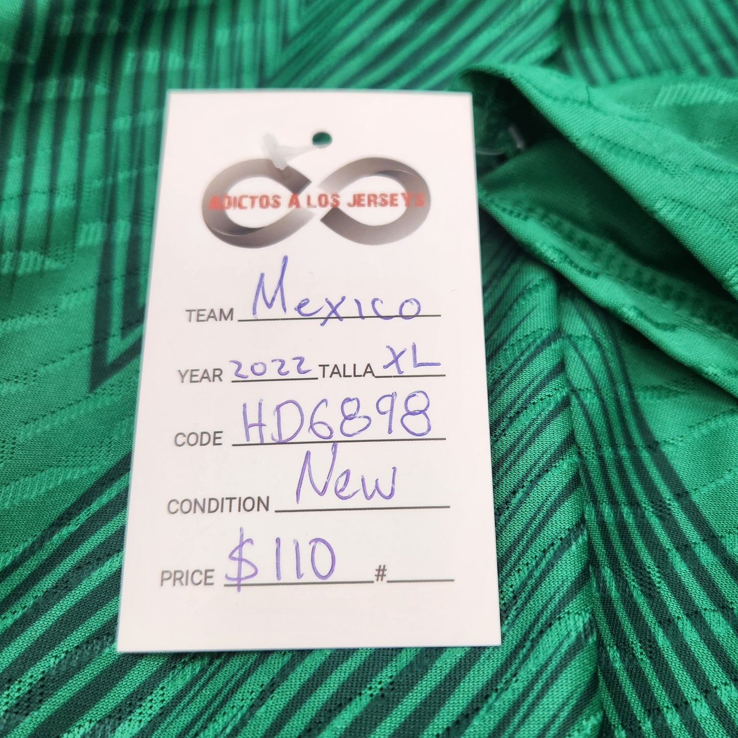 2022 Mexico Player Version Home Jersey / X-Large / New