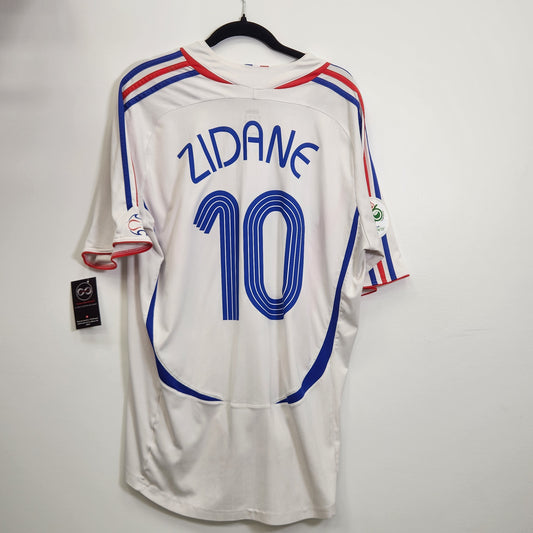 2006 France Zidane 10 Away Jersey / X-Large / 9/10