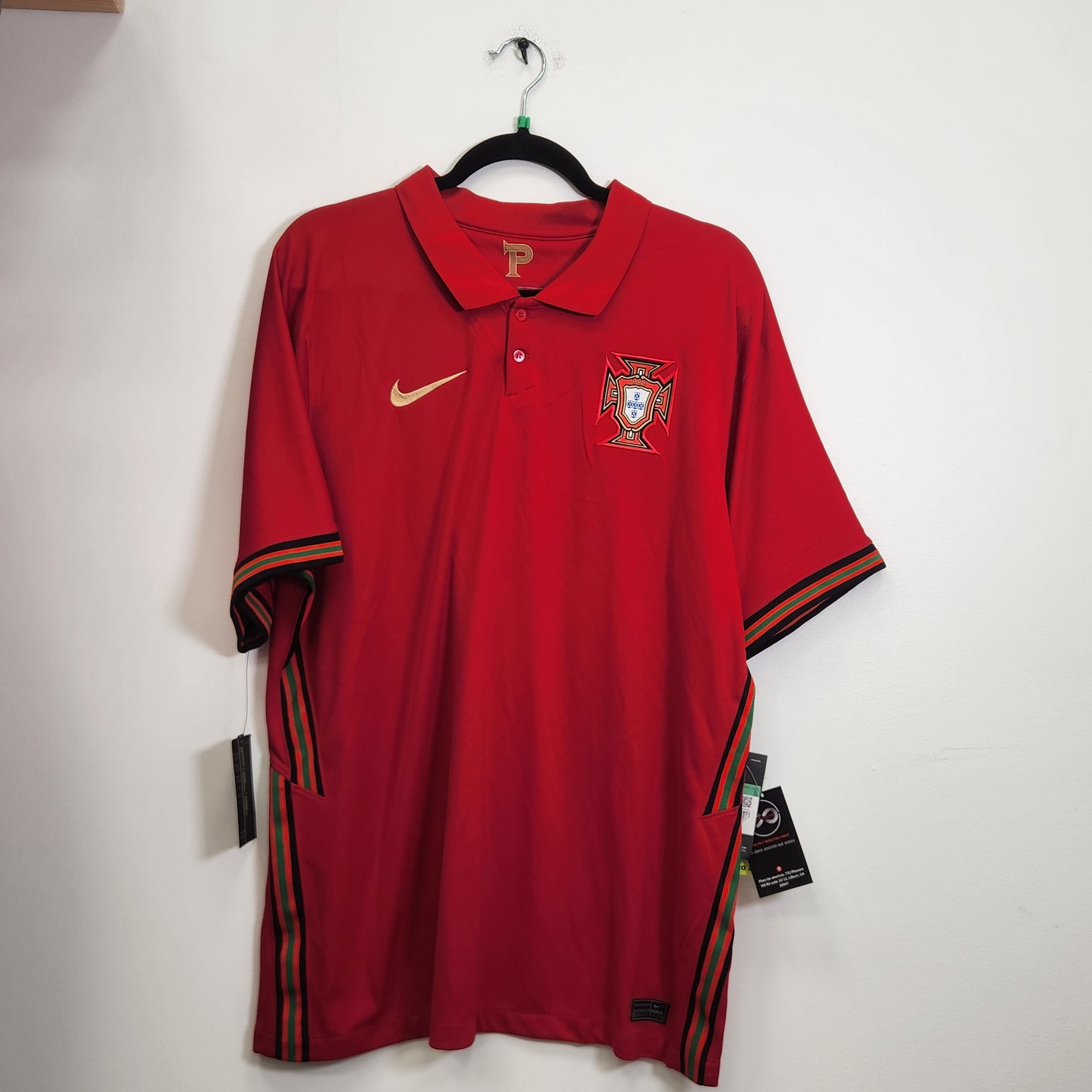 2020-21 Portugal Ronaldo 7 Home Jersey / X-Large / New