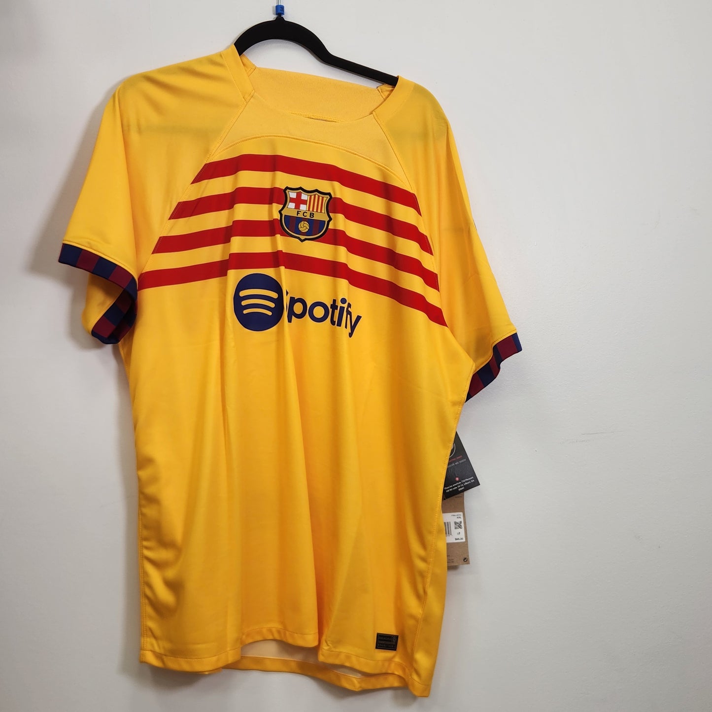 2023-24 FC Barcelona Fourth Jersey / 2X-Large / New