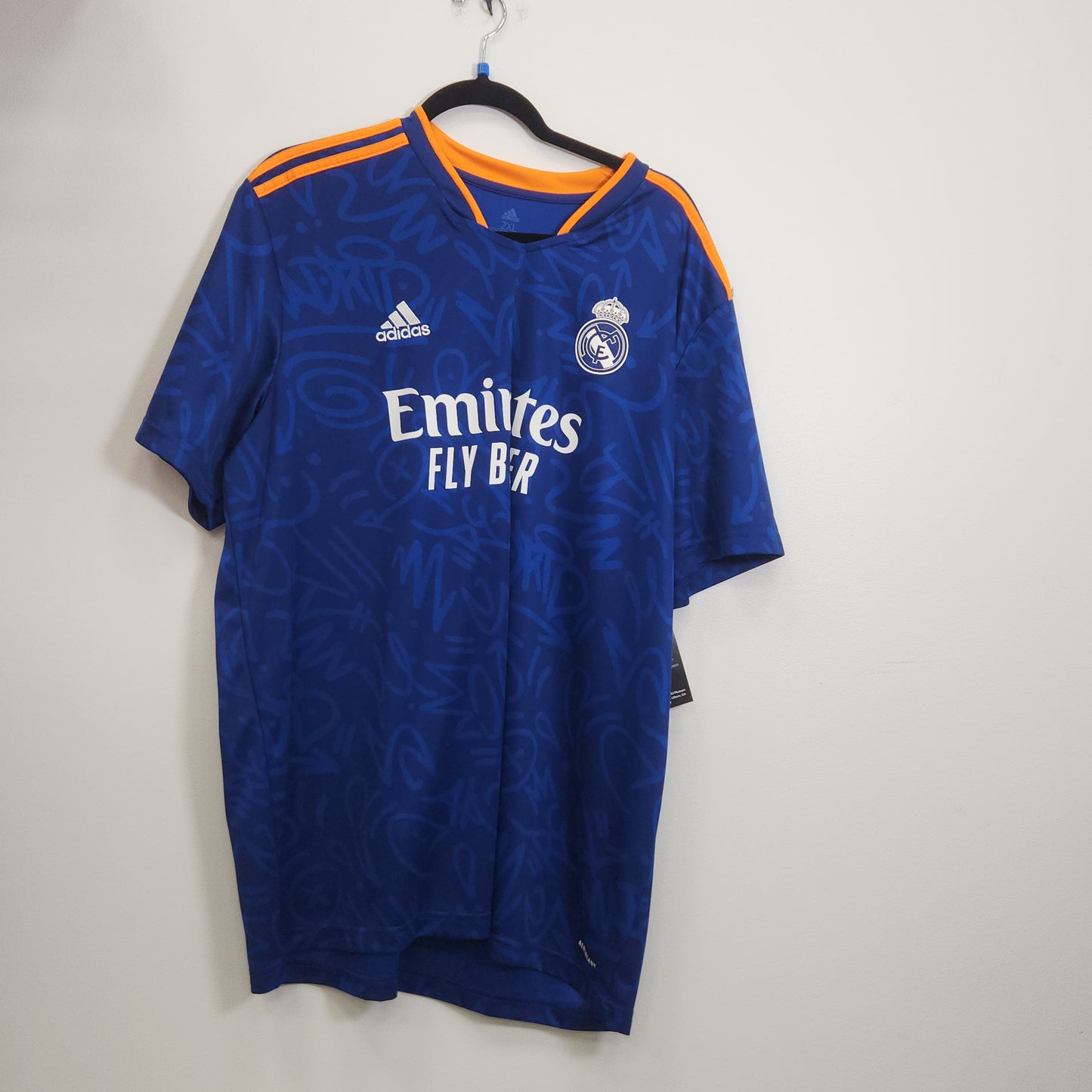 2021-22 Real Madrid Away Jersey / 2X-Large / New