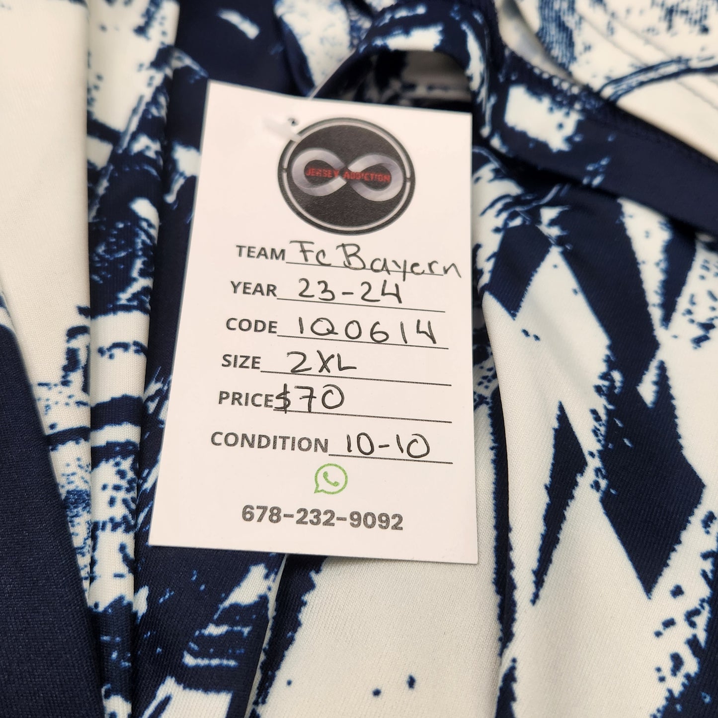 2023-24 Bayern München Pre-Match Jersey / 2X-Large / 10/10