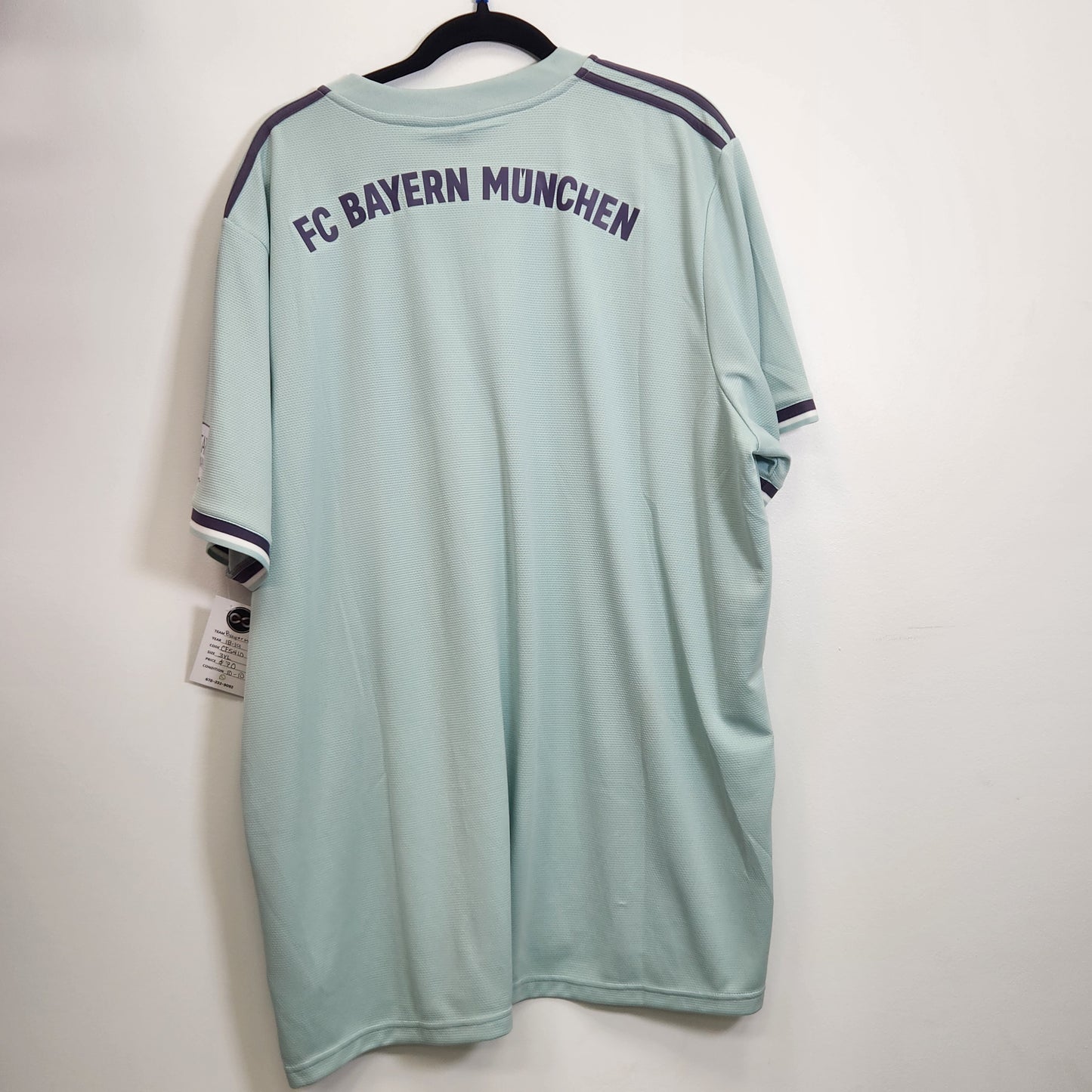 2018-19 Bayern München Away Jersey / 3X-Large / 10/10