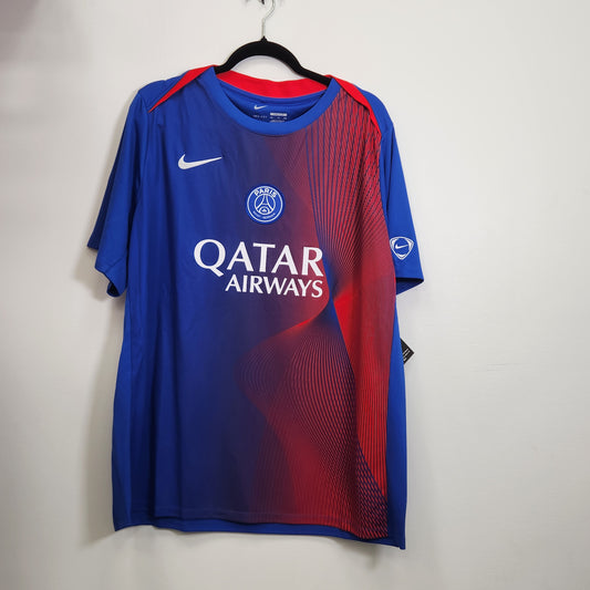 2025-26 Paris Saint-Germain Pre-Match Jersey / 2X-Large / New