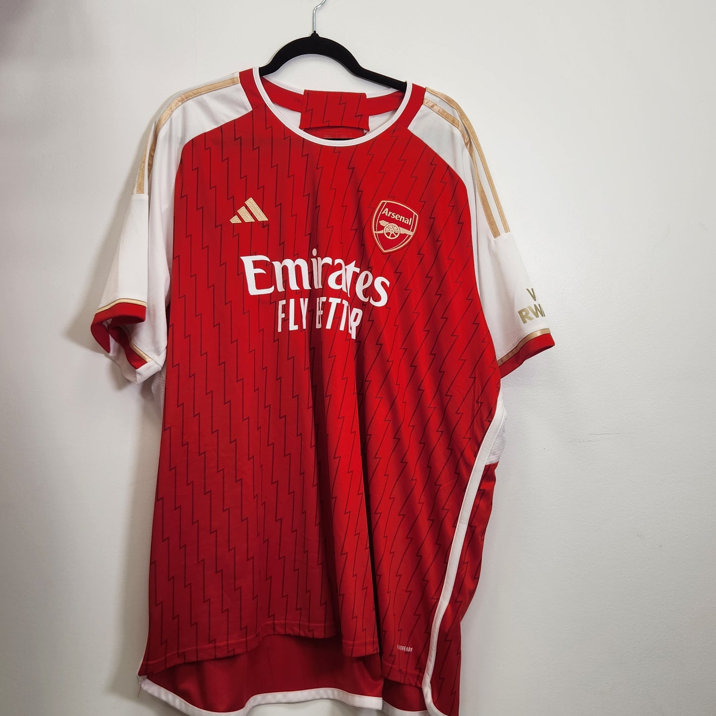 2023-24 Arsenal FC Rice 41 Home Jersey / 3X-Large / New