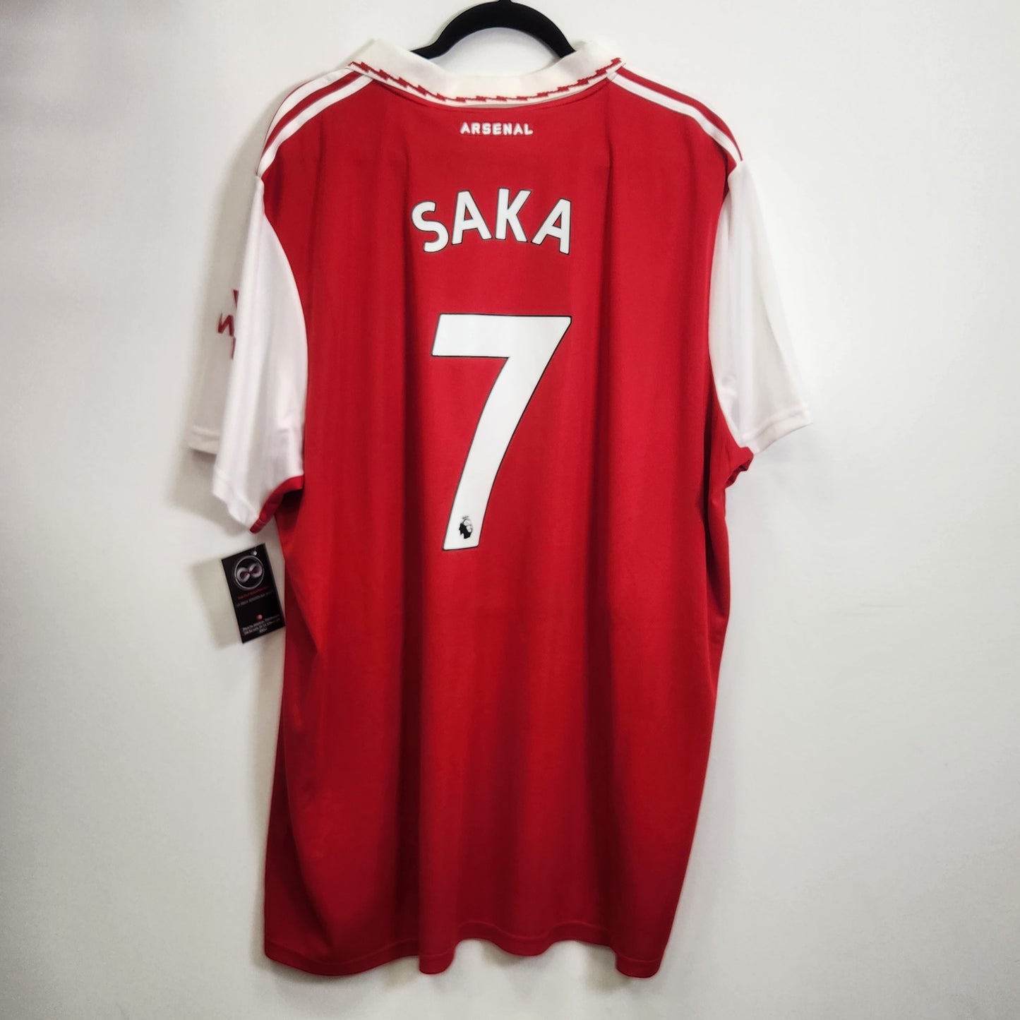 2022-23 Arsenal FC Saka 7 Home Jersey / 3X-Large / New