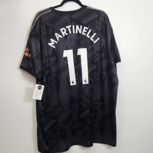 2022-23 Arsenal FC Martinelli 11 Away Jersey / 3X-Large / 10/10