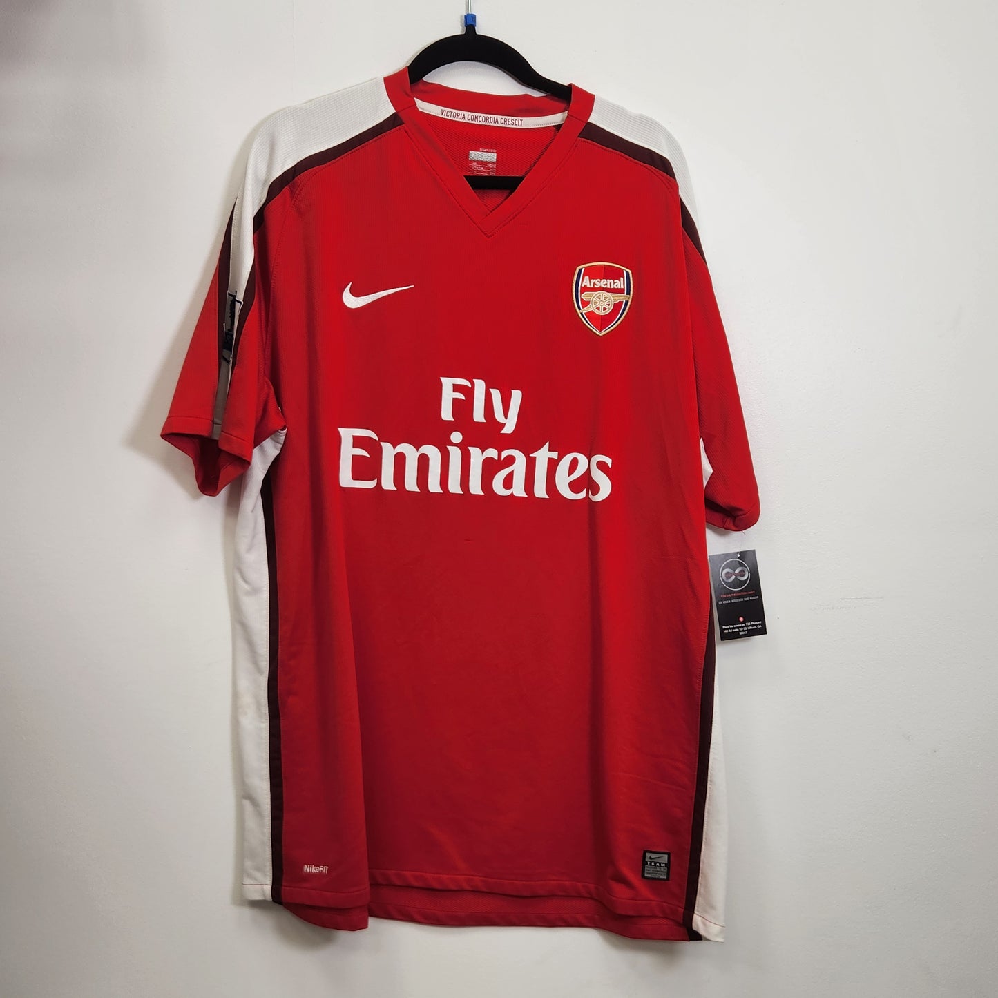 2008-09 Arsenal FC Fabregas 4 Home Jersey / 2X-Large / 9/10