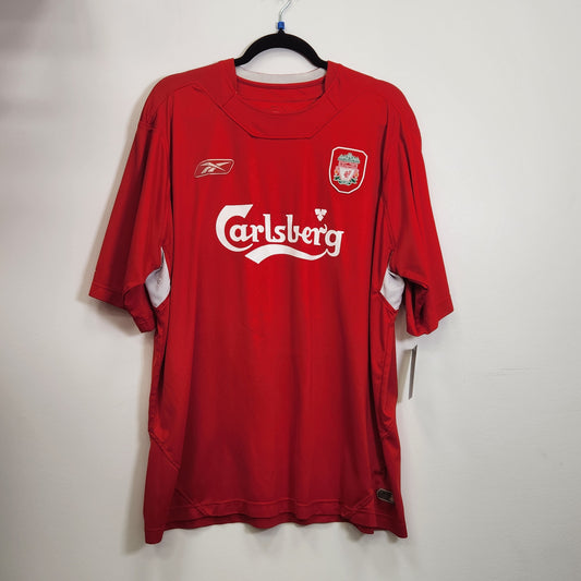 2004-05 Liverpool FC Home Jersey / 2X-Large / 8/10