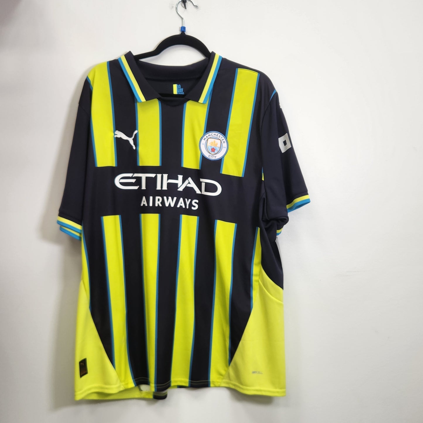 2024-25  Manchester City 9 Haaland Away Jersey / 2X-Large / New