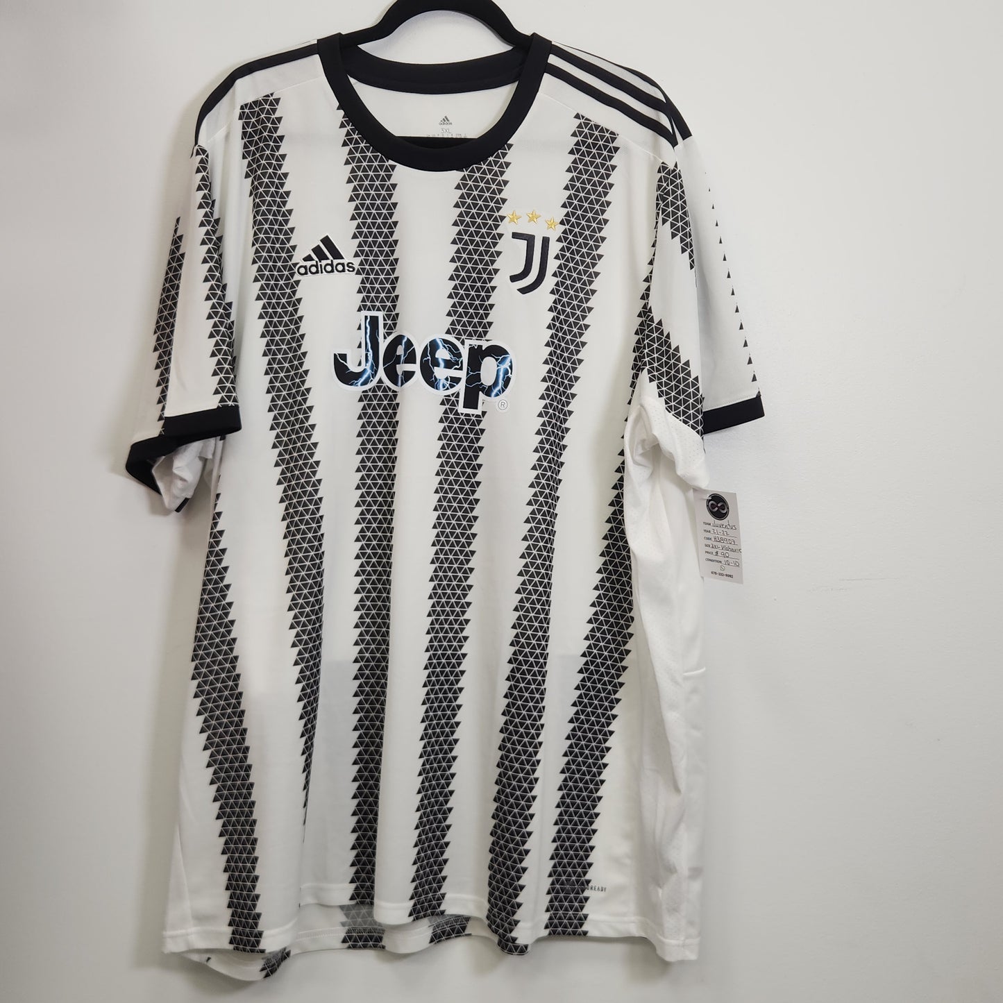 2021-22 Juventus FC Vlahovic 7 Home Jersey / 3X-Large / 10/10
