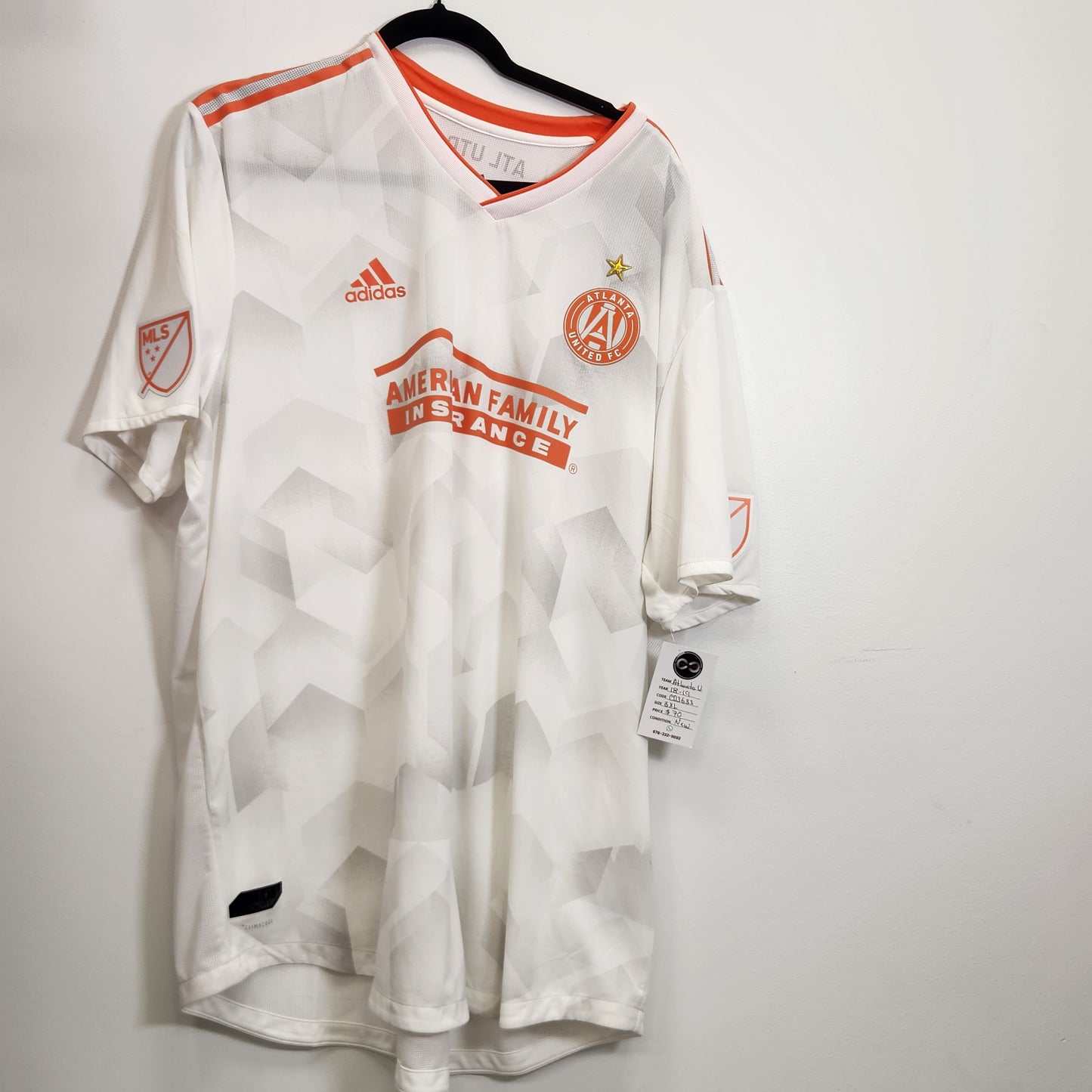 2018-19 Atlanta United Away Jersey / 3X-Large / New