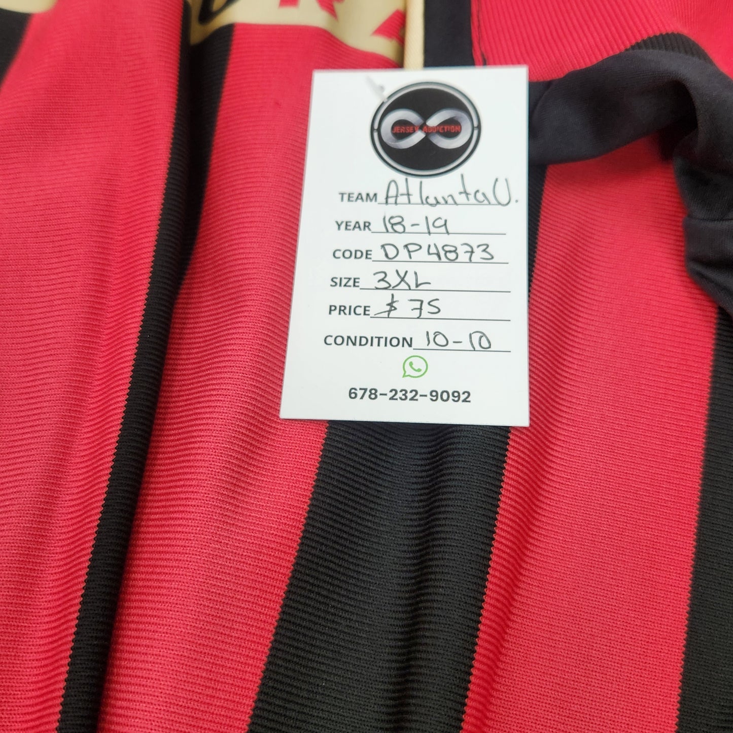 2018-19 Atlanta United Home Jersey / 3X-Large / 10/10
