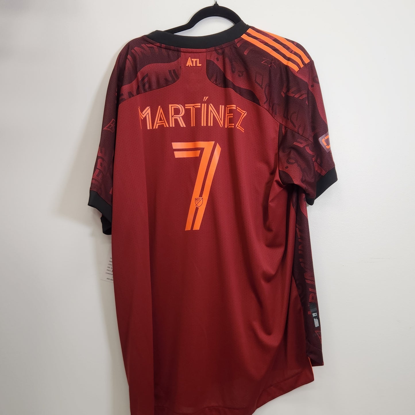 2021-22 Atlanta United Martinez 7 Third Jersey / 3X-Large / 10/10