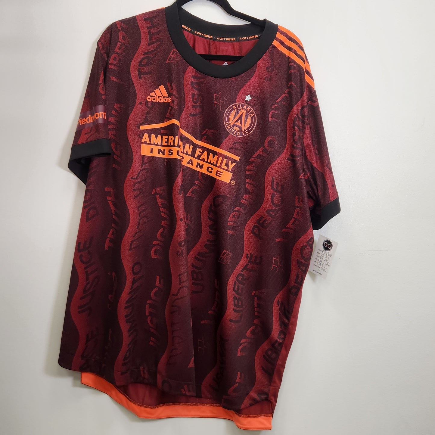 2021-22 Atlanta United Martinez 7 Third Jersey / 3X-Large / 10/10