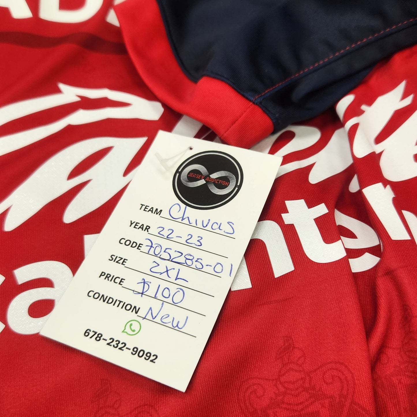 2022-23 Chivas de Guadalajara Home Jersey / 2X-Large / New
