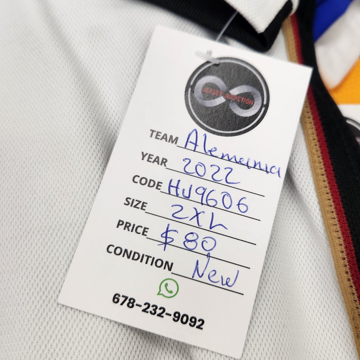 2022 Germany Home Jersey / 2X-Large / New