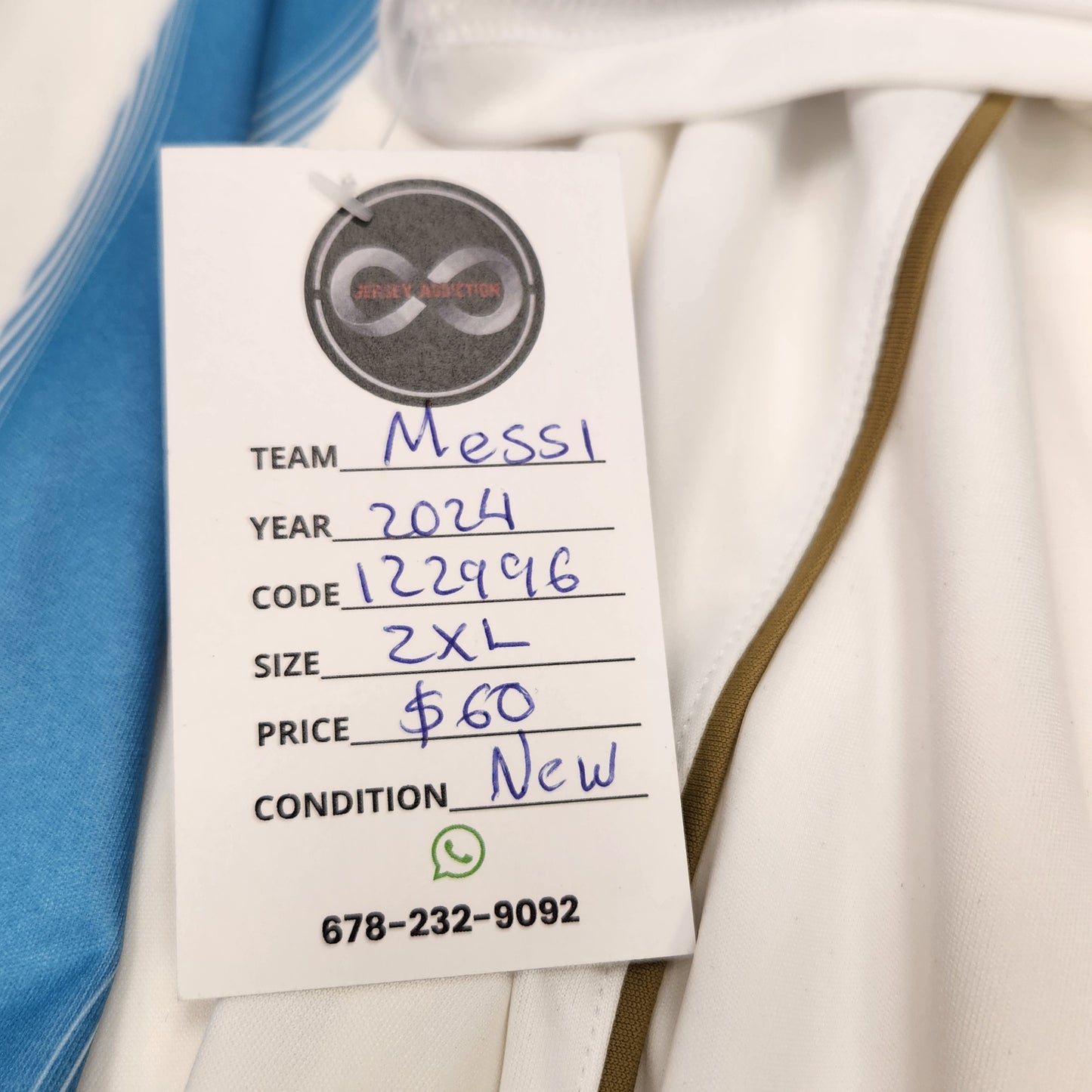 2024 Messi Jersey / 2X-Large / New