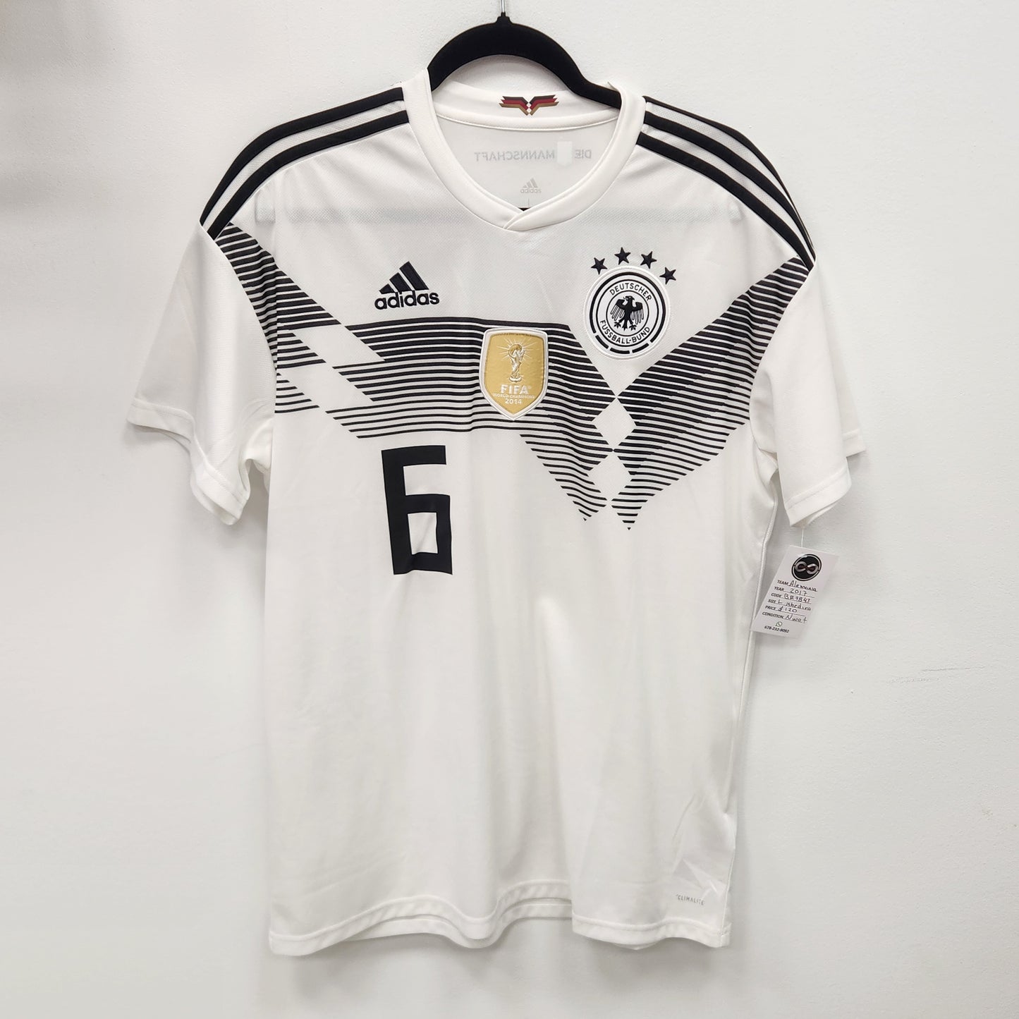 2017 Germany Khediar 6 Home Jersey / Large / New