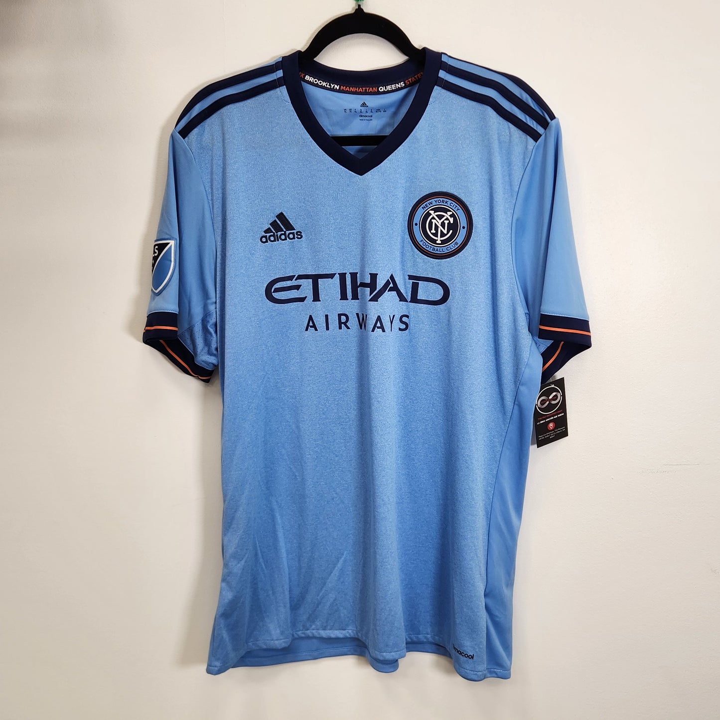 2016-17 New York City FC David Villa 7 Home Jersey / XLarge / New