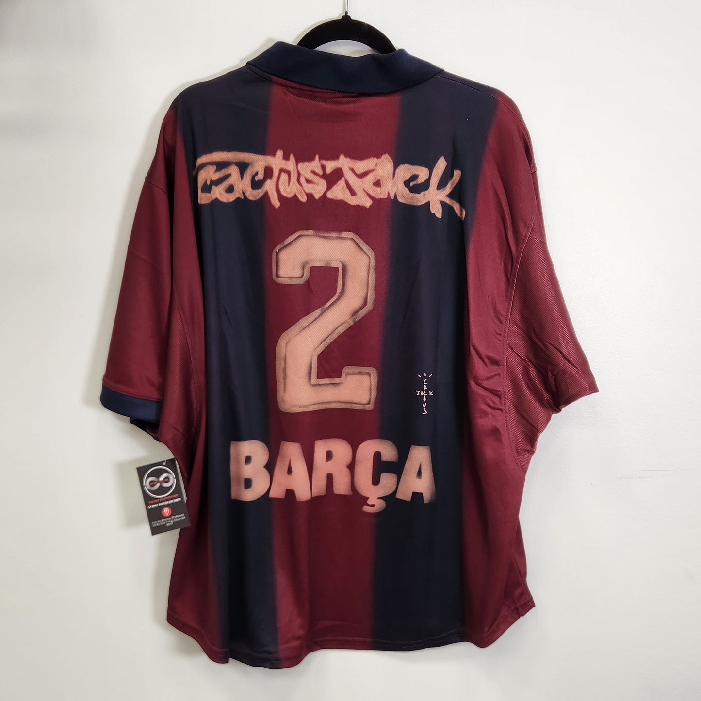 2025 FC Barcelona Travis Scott Jersey / 2X-Large / New