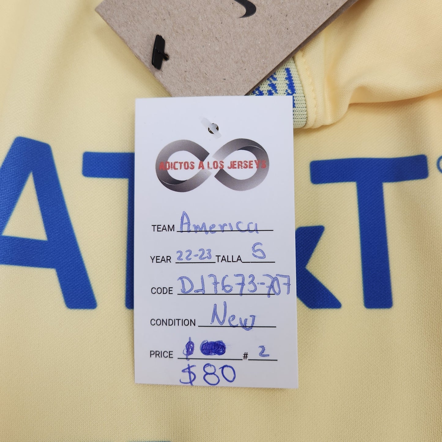 2022-23 Club America Home Jersey / Small / New