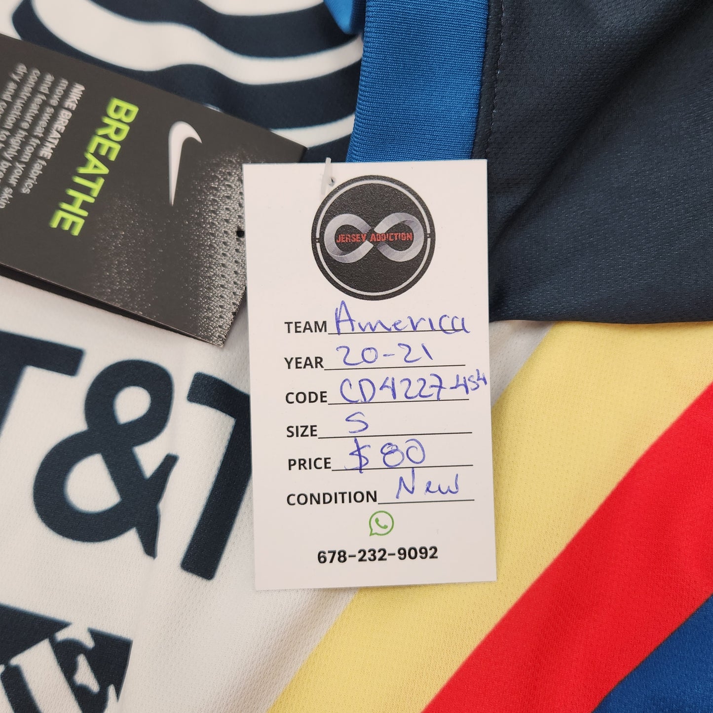 2020-21 Club America Away Jersey / Small / New