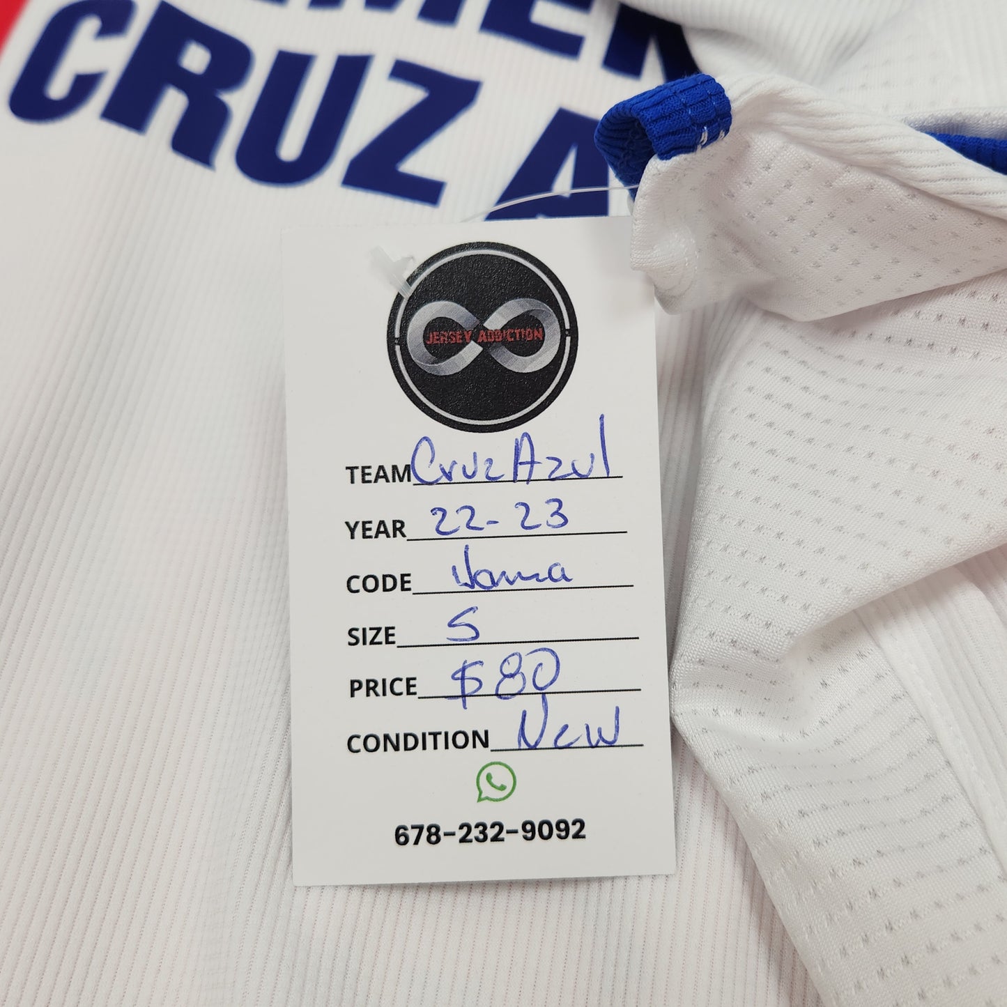 2022-23 Cruz Azul Away Jersey / Small / New