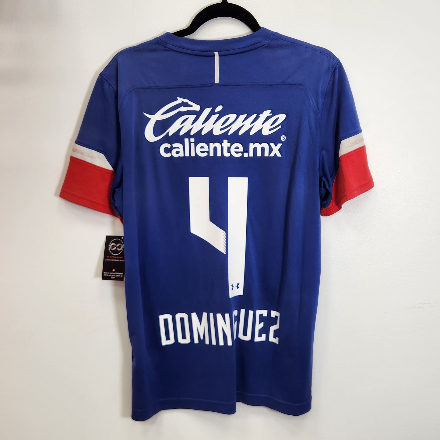 2018-19 Cruz Azul Dominguez 4 Home jersey / Small / 9/10