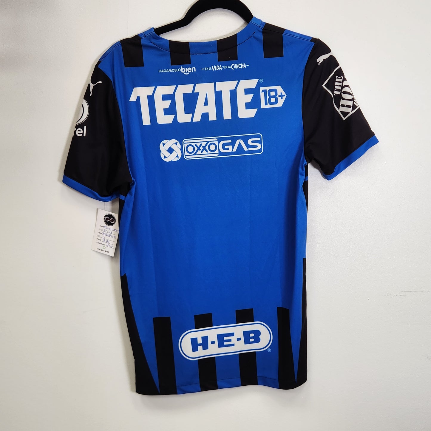 2022-23 Rayados Monterrey Third Jersey / Small / New