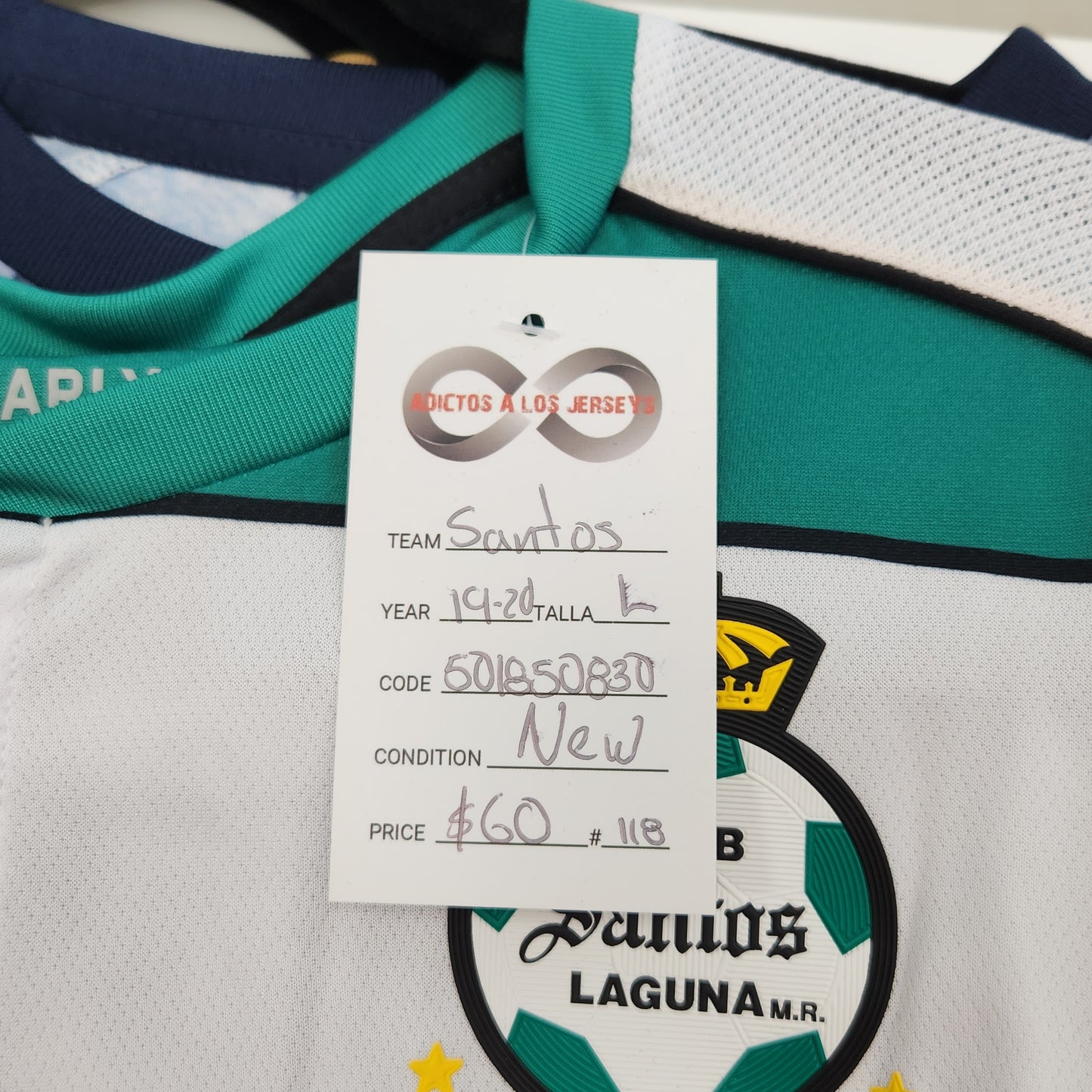 2019-20 Santos Laguna Home jersey / Large / New