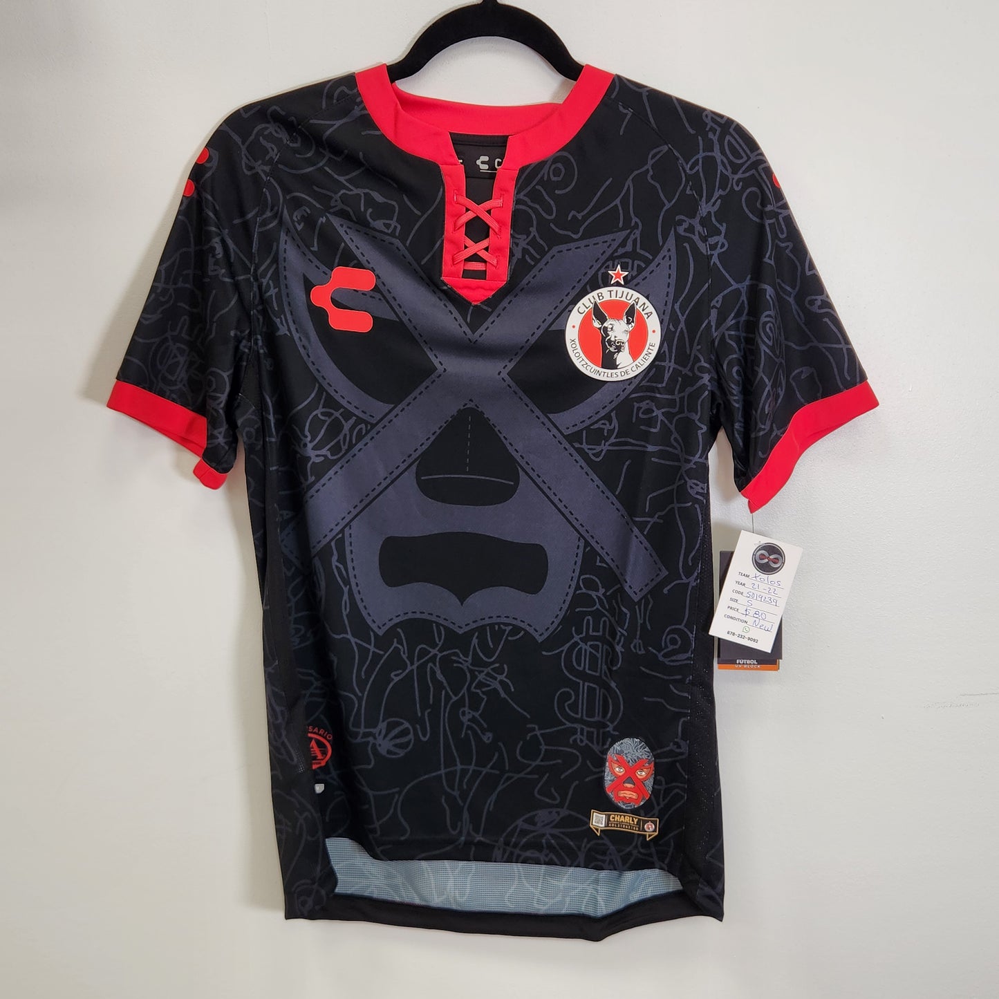 2021-22 Club Tijuana Third Jersey / Small / New