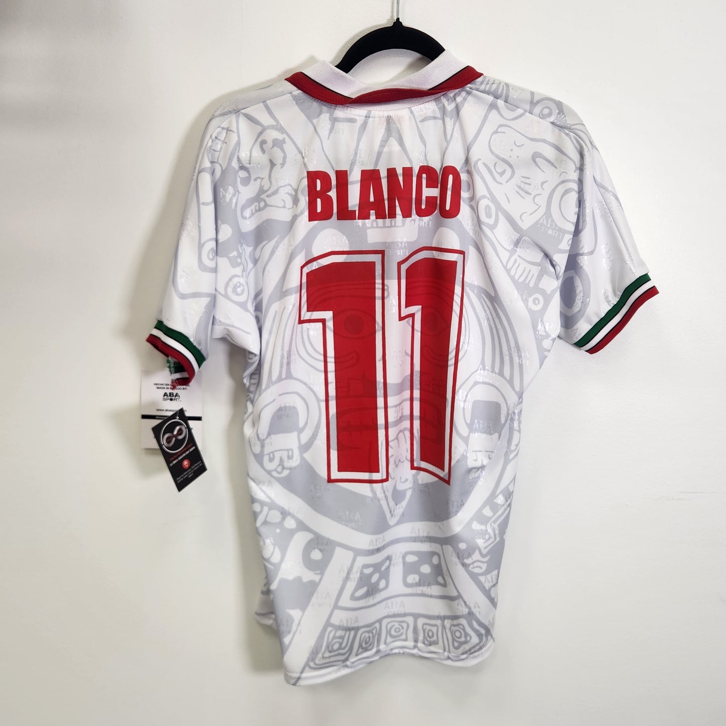 1998 Mexico Blanco 11 Remake Jersey / Small / New