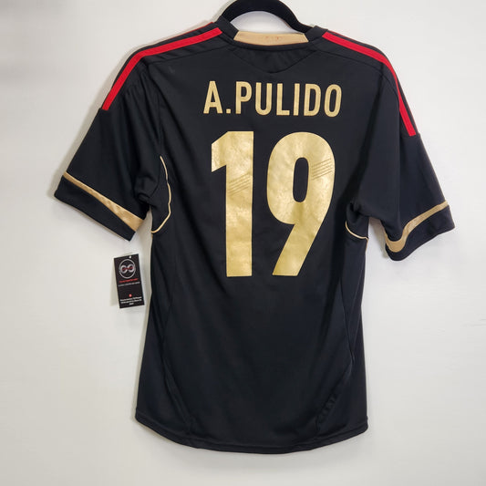 2011 Mexico A.Pulido 19 Away Jersey / Small / 9/10