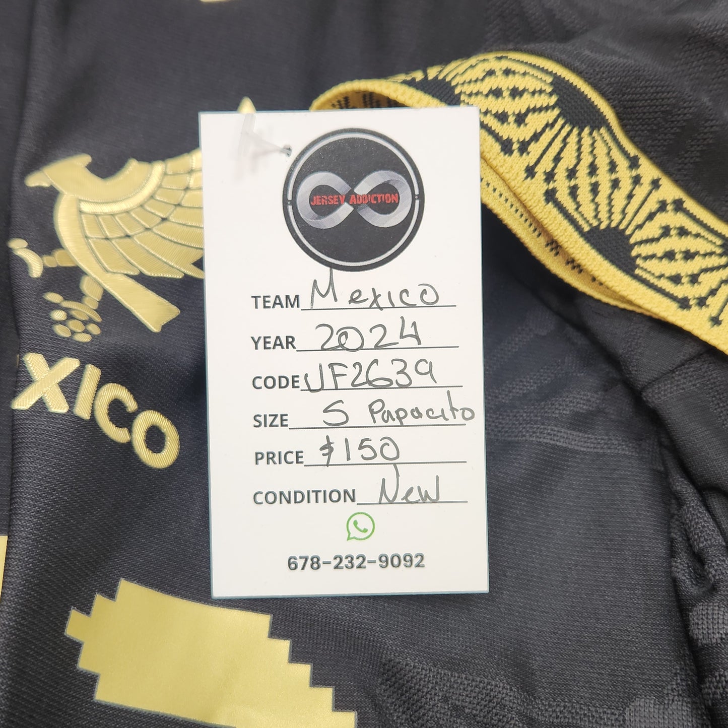 2024 Mexico Papacito 33 Home Jersey / Small / New