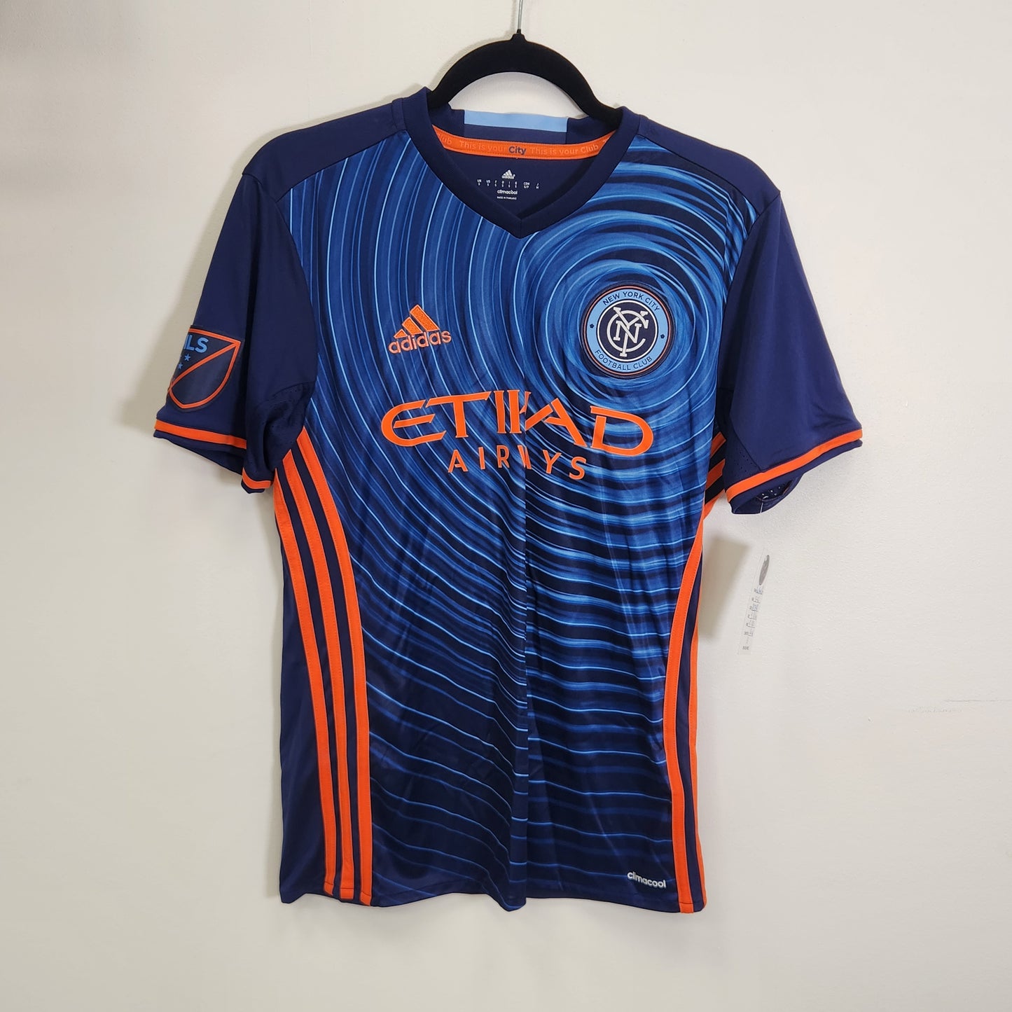 2015-16 New York City FC David Villa 7 Away Jersey / Small / New