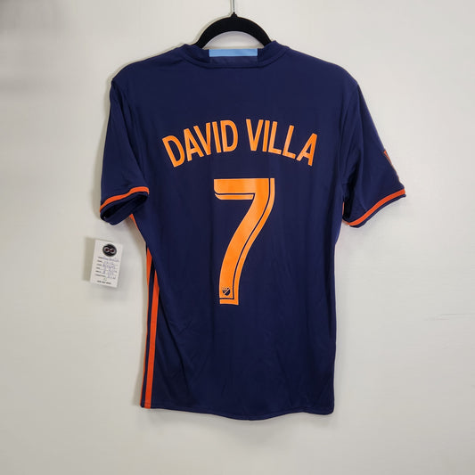 2015-16 New York City FC David Villa 7 Away Jersey / Small / New