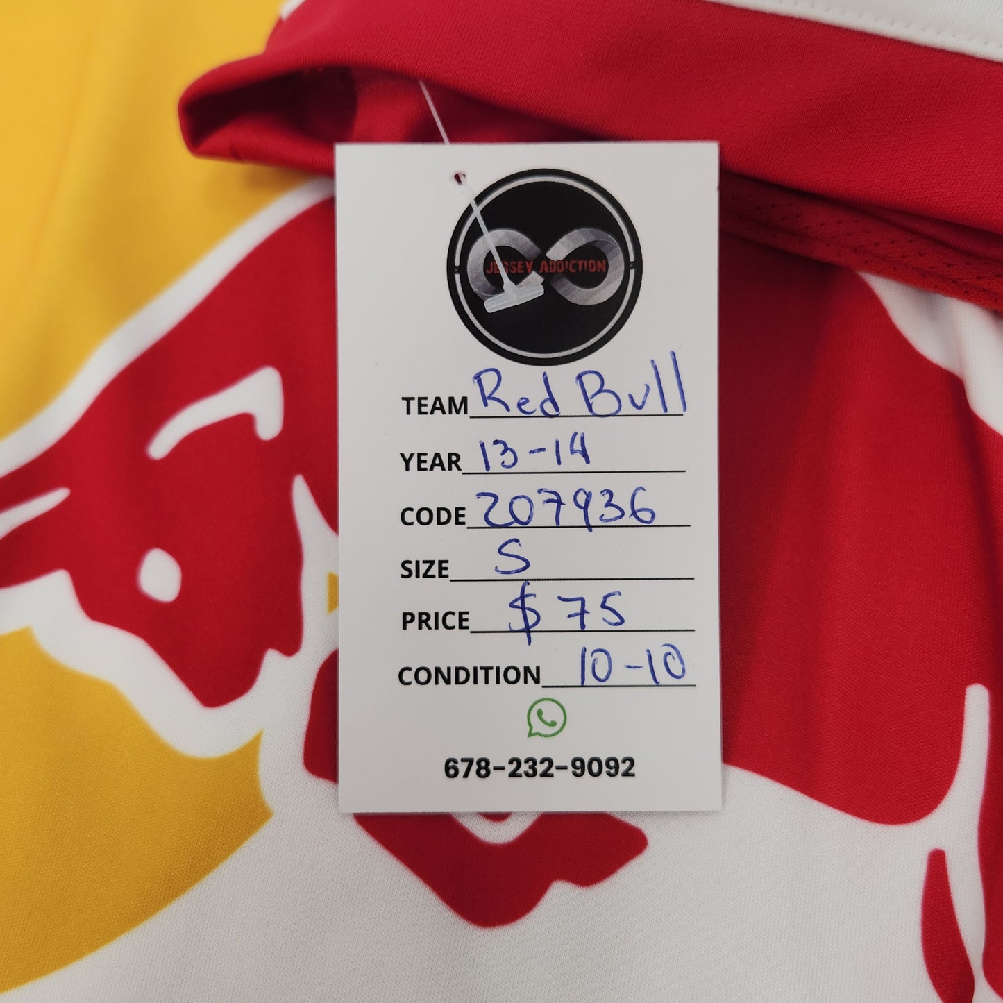 2013-14 New York Red Bulls Home Jersey / Small / 10/10