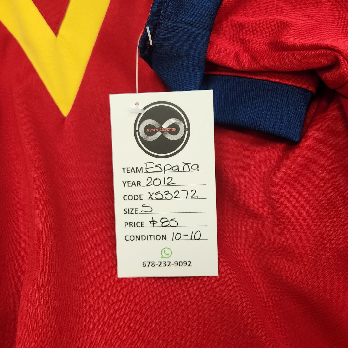 2021 Spain Home Jersey / Small / 10/10