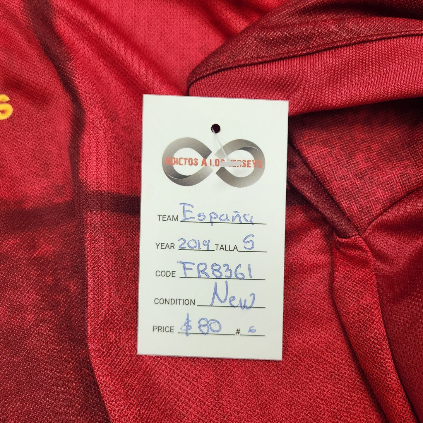 2019 Spain Home Jersey / Small / New