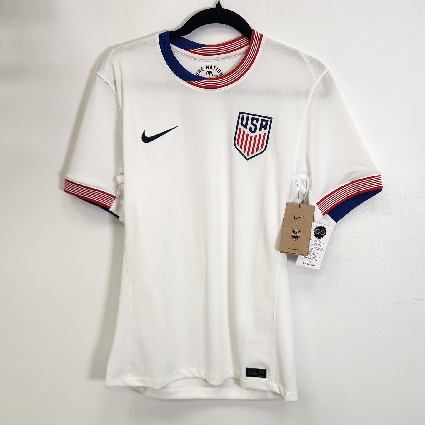 2025 USA Home Jersey / Small / New