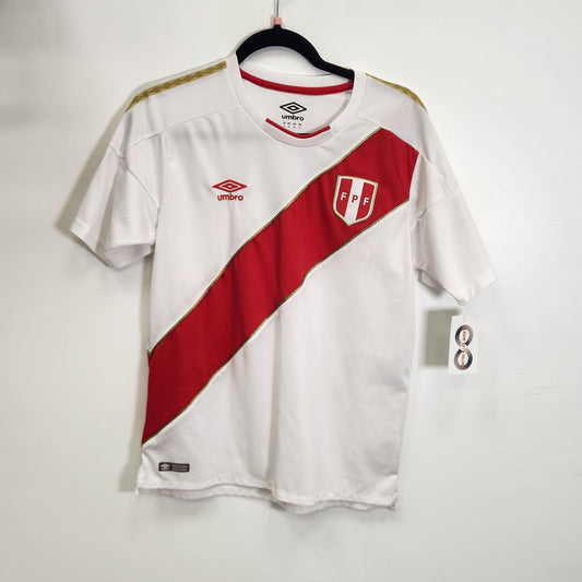 PERU HOME JERSEY 2018 / SMALL / 9-10